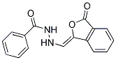 (Z)-N'-((3-Oxoisobenzofuran-1(3H)-ylidene)methyl)benzohydrazide Struktur