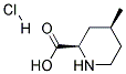 (2R,4S)-4-METHYLPIPECOLINIC ACID HYDROCHLORIDE
 Struktur