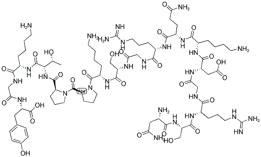 ASN-SER-ARG-GLY-ASP-LYS-GLN-ARG-GLY-SER-LYS-PRO-PRO-THR-LYS-GLY-TYR Struktur