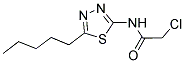 2-CHLORO-N-(5-PENTYL-[1,3,4]THIADIAZOL-2-YL)-ACETAMIDE Struktur