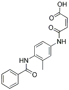 3-(4-BENZOYLAMINO-3-METHYL-PHENYLCARBAMOYL)-ACRYLIC ACID Struktur