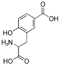 4-HYDROXY-3-METHYL(ALPHA-AMINOACETIC ACID)BENZOIC ACID Struktur