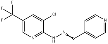 ISONICOTINALDEHYDE N-[3-CHLORO-5-(TRIFLUOROMETHYL)-2-PYRIDINYL]HYDRAZONE Struktur