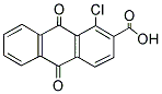 1-CHLORO-9,10-DIOXO-9,10-DIHYDRO-ANTHRACENE-2-CARBOXYLIC ACID Struktur