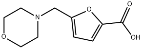 5-MORPHOLIN-4-YLMETHYL-FURAN-2-CARBOXYLIC ACID Struktur