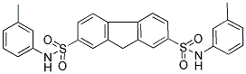 N2,N7-DIM-TOLYL-9H-FLUORENE-2,7-DISULFONAMIDE Struktur