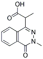 2-(3-METHYL-4-OXO-3,4-DIHYDRO-PHTHALAZIN-1-YL)-PROPIONIC ACID Struktur