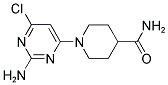 1-(2-AMINO-6-CHLORO-PYRIMIDIN-4-YL)-PIPERIDINE-4-CARBOXYLIC ACID AMIDE Struktur