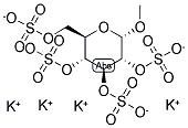 METHYL A-D-GLUCOPYRANOSIDE 2,3,4,6-TETRASULFATE, POTASSIUM SALT Struktur