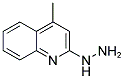 2-HYDRAZINO-4-METHYLQUINOLINE Struktur