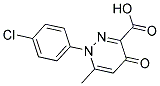 1-(4-CHLOROPHENYL)-6-METHYL-4-OXO-1,4-DIHYDROPYRIDAZINE-3-CARBOXYLIC ACID Struktur