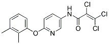 N1-[6-(2,3-DIMETHYLPHENOXY)-3-PYRIDYL]-2,3,3-TRICHLOROACRYLAMIDE Struktur