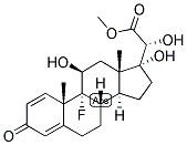 1,4-PREGNADIEN-9-ALPHA-FLUORO-11-BETA, 17,20-ALPHA-TRIOL-3-ONE 21-CARBOXYLIC ACID METHYL ESTER Struktur