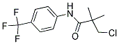 3-CHLORO-2,2-DIMETHYL-N-[4-(TRIFLUOROMETHYL)PHENYL]PROPANAMIDE Struktur