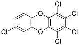 1,2,3,4,7-PENTACHLORODIBENZO-P-DIOXIN Struktur