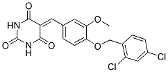 5-{4-[(2,4-DICHLOROBENZYL)OXY]-3-METHOXYBENZYLIDENE}PYRIMIDINE-2,4,6(1H,3H,5H)-TRIONE