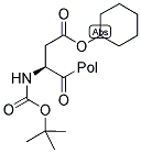 BOC-ASP(OCHX)-PAM RESIN Struktur