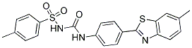 4-METHYL-N-({[4-(6-METHYL-1,3-BENZOTHIAZOL-2-YL)PHENYL]AMINO}CARBONYL)BENZENESULFONAMIDE