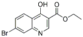 7-BROMO-4-HYDROXYQUINOLINE-3-CARBOXYLIC ACID ETHYL ESTER Struktur