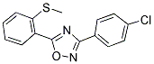 2-[3-(4-CHLOROPHENYL)-1,2,4-OXADIAZOL-5-YL]PHENYL METHYL SULFIDE Struktur