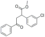 METHYL 2-(3-CHLOROPHENYL)-4-OXO-4-PHENYLBUTANOATE Struktur