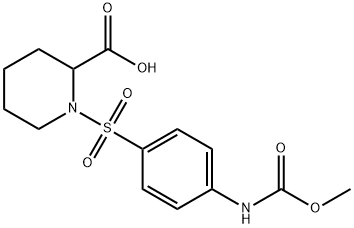 1-(4-METHOXYCARBONYLAMINO-BENZENESULFONYL)-PIPERIDINE-2-CARBOXYLIC ACID price.