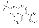 ETHYL 3-[3-CHLORO-5-(TRIFLUOROMETHYL)-2-PYRIDINYL]-4-(DIMETHYLAMINO)-2-OXO-3-BUTENOATE Struktur