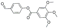 3,4,5-TRIMETHOXY-BENZOIC ACID 4-FORMYL-PHENYL ESTER Struktur