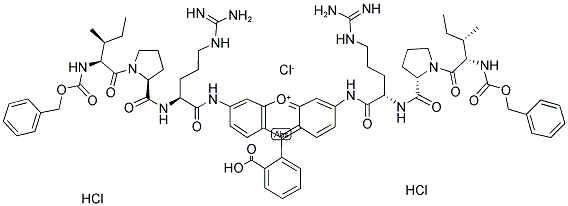 (Z-ILE-PRO-ARG)2-R110, DIHYDROCHLORIDE Struktur