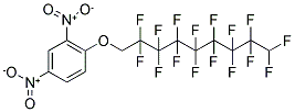 9-(2,4-DINITROPHENOXY)-1,1,2,2,3,3,4,4,5,5,6,6,7,7,8,8-HEXADECAFLUORONONANE Struktur