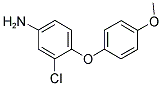 3-CHLORO-4-(4-METHOXYPHENOXY)PHENYLAMINE Struktur