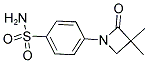 4-(3,3-DIMETHYL-2-OXO-1-AZETANYL)BENZENESULFONAMIDE Struktur