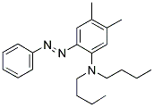 2-RIBITYLAMINO-4,5-DIMETHYLAZOBENZENE Struktur