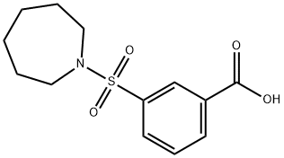 3-(AZEPAN-1-YLSULFONYL)BENZOIC ACID Struktur