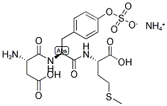 ASP-TYR(SO3H)-MET NH3 Struktur