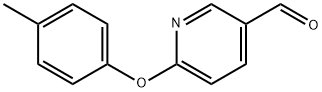 6-(4-METHYLPHENOXY)NICOTINALDEHYDE Struktur