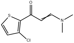 1-(3-CHLORO-2-THIENYL)-3-(DIMETHYLAMINO)-2-PROPEN-1-ONE Struktur