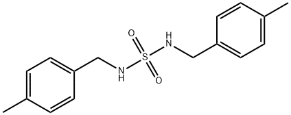 N,N'-BIS(4-METHYLBENZYL)SULFAMIDE Struktur