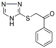 1-PHENYL-2-(4H-1,2,4-TRIAZOL-3-YLTHIO)ETHANONE Struktur