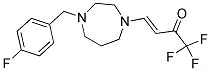1,1,1-TRIFLUORO-4-[4-(4-FLUOROBENZYL)-1,4-DIAZEPAN-1-YL]BUT-3-EN-2-ONE Struktur