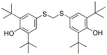 METHYL-BIS-(4-HYDROXY-3,5-DI-T-BUTYL-PHENYLSULFIDE) Struktur