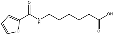 6-(2-FUROYLAMINO)HEXANOIC ACID Struktur