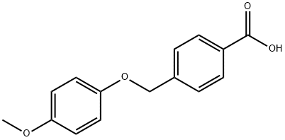 4-(4-METHOXY-PHENOXYMETHYL)-BENZOIC ACID Struktur