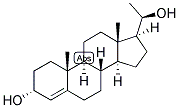 4-PREGNEN-3-ALPHA, 20-BETA-DIOL Struktur