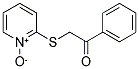 2-[(2-OXO-2-PHENYLETHYL)THIO]PYRIDINIUM-1-OLATE Struktur