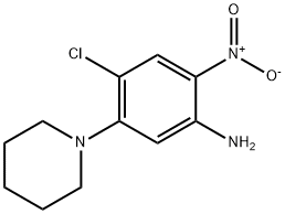 4-CHLORO-2-NITRO-5-PIPERIDINOANILINE Struktur