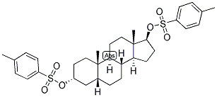 5-BETA-ANDROSTAN-3-ALPHA, 17-BETA-DIOL DI-P-TOLUENESULPHONATE Struktur