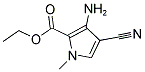 ETHYL 3-AMINO-4-CYANO-1-METHYL-1H-PYRROLE-2-CARBOXYLATE Struktur