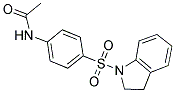 N-(4-(INDOLINYLSULFONYL)PHENYL)ETHANAMIDE Struktur