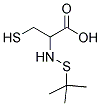 2-[(TERT-BUTYLTHIO)AMINO]-3-MERCAPTOPROPANOIC ACID Struktur